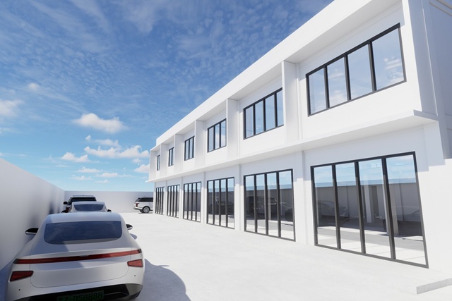 เจริญราษฎร์ ถ.สาทร BTS สุรศักดิ์200ม. เซ็นทรัล บางรัก 550ม. ให้เช่าโกดัง 2 ชั้น 6คูหา รีโนเวทใหม่